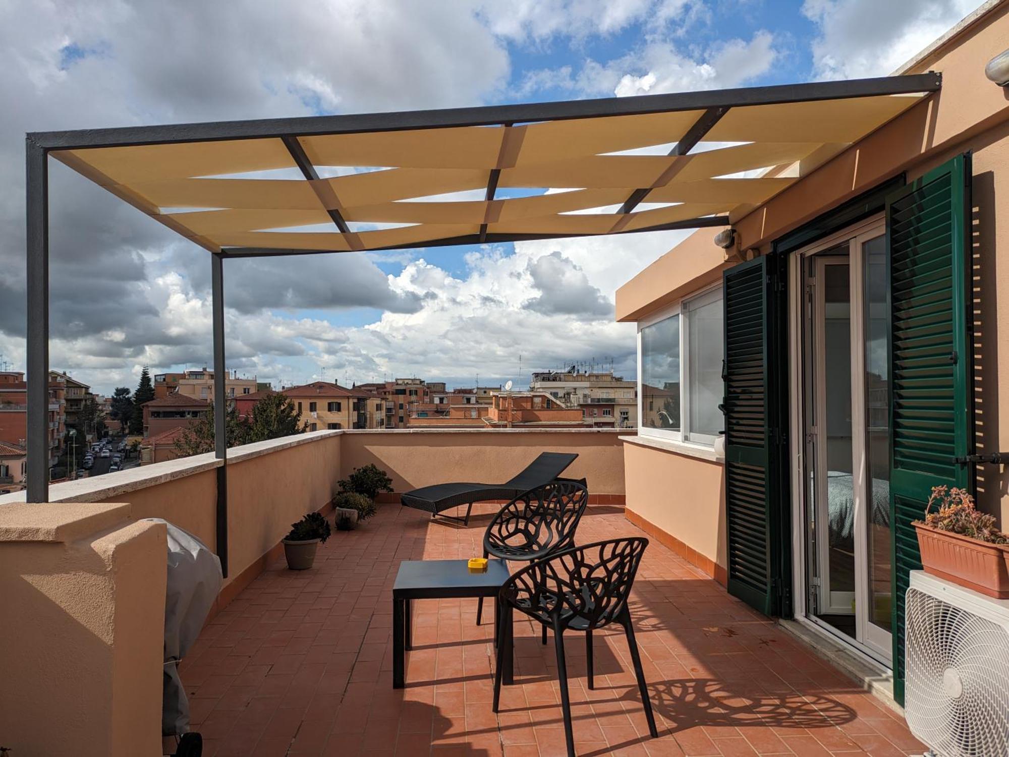 Casetta Sole, Superattico Con Terrazzo Vicino San Pietro, New Roma Dış mekan fotoğraf
