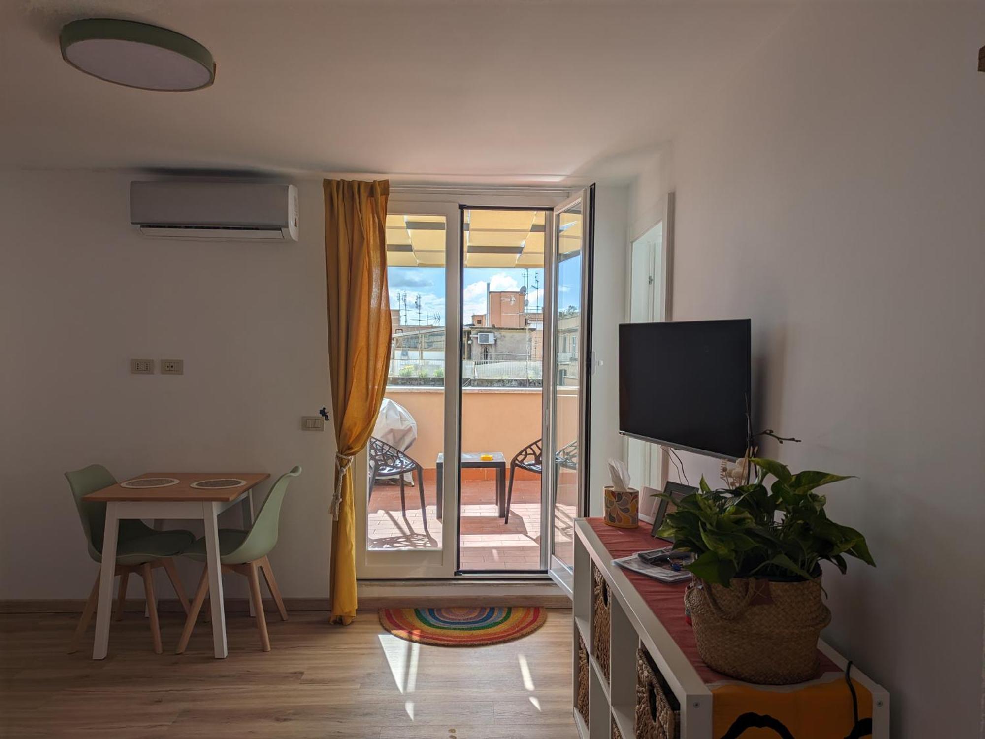Casetta Sole, Superattico Con Terrazzo Vicino San Pietro, New Roma Dış mekan fotoğraf