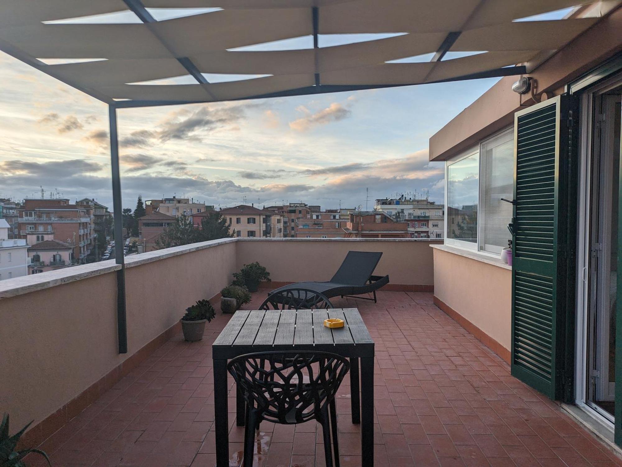 Casetta Sole, Superattico Con Terrazzo Vicino San Pietro, New Roma Dış mekan fotoğraf